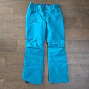 Patagonia Women's Teal Snow Snowboarding Ski Pants Size M